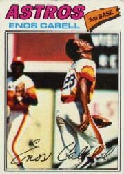 1977 Topps Baseball Cards      567     Enos Cabell